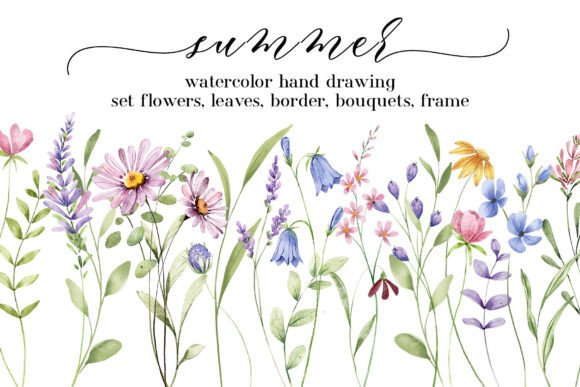 Bring Nature's Artistry to Your Projects with This Floral Watercolor Set
