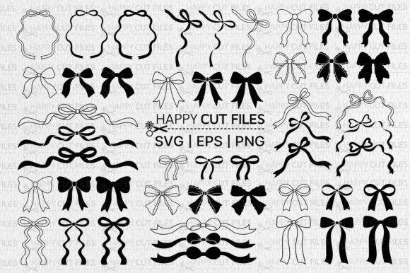 Coquette Bow Ribbon Frame Svg Bundle: Your Design Secret Weapon