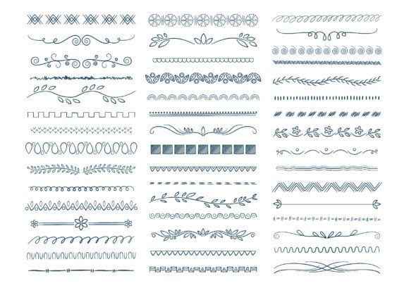 Sketch Dividers: Stripped Lines for Vintage Charm