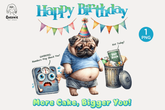 Unleash Hilarious Wishes: The Perfect Pug Birthday Design