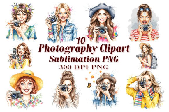 Watercolor Photography Clipart: The Artistic Touch Your Projects Need